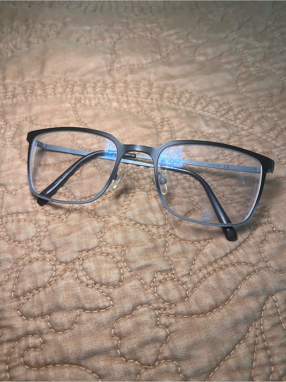 MODO 4269 Titanium Reading Glasses Lightweight Minimalist Comfort 54-20-145